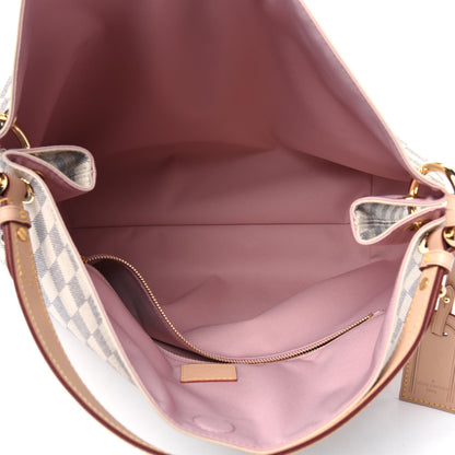 Louis Vuitton Damier Azur Graceful MM Rose Ballerine 5 of 13