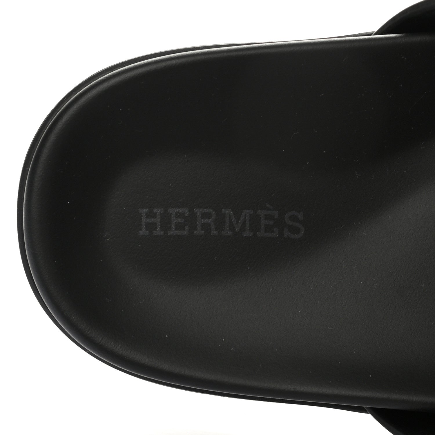 Hermes Calfskin Womens Chypre Sandals 36 Black 7 of 9