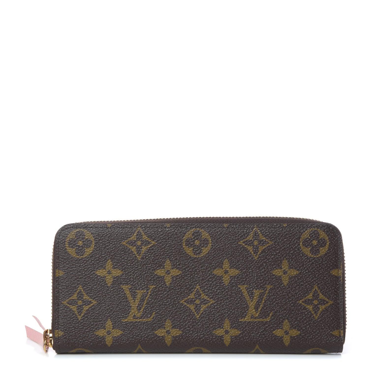 Louis Vuitton Monogram Clemence Wallet Rose Ballerine 1 of 8