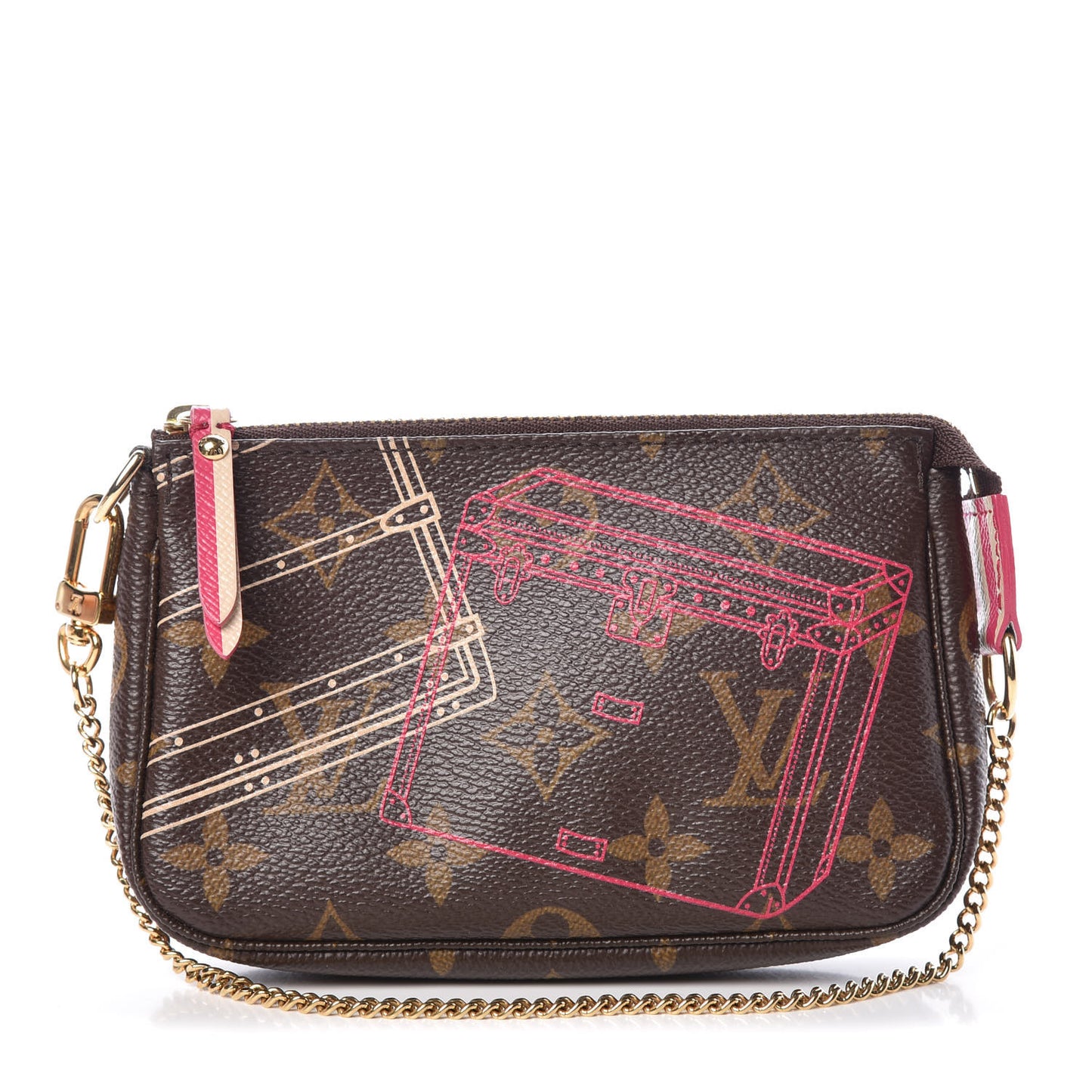 Monogram 2014 Christmas Animation Mini Pochette Accessories