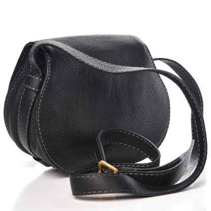 Chloe Calfskin Mini Marcie Round Crossbody Bag Black 3 of 9