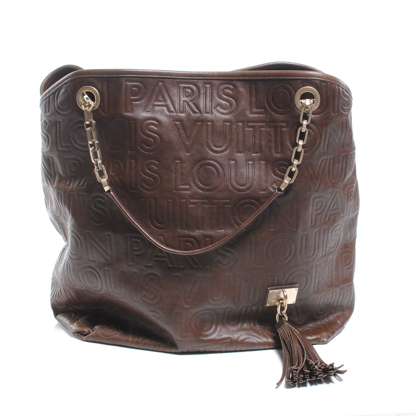 Monogram Paris Souple Whisper GM Chocolate