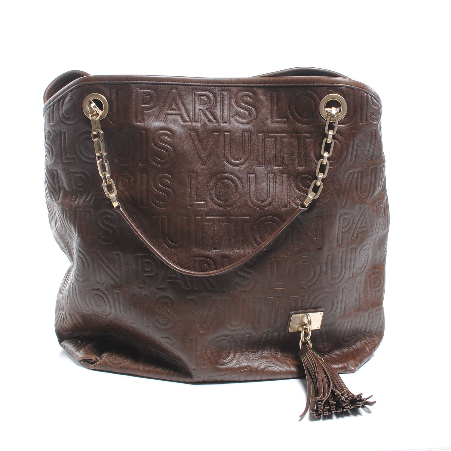 Louis Vuitton Monogram Paris Souple Whisper GM Chocolate 1 of 7