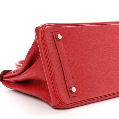 Hermes Togo Birkin 30 Rouge Vif 8 of 9
