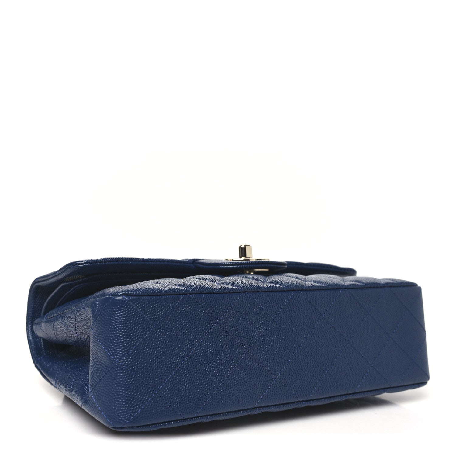 Chanel Caviar Quilted Small Double Flap Blue 4 of 10