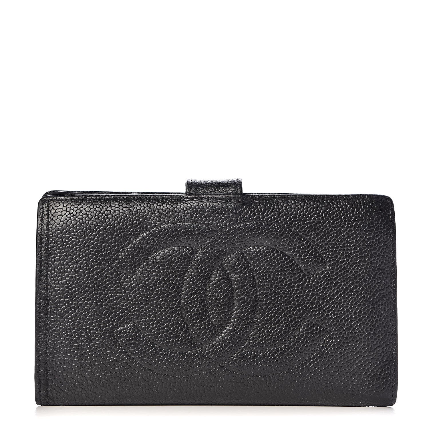 Chanel Caviar Timeless CC French Wallet Black 1 of 10