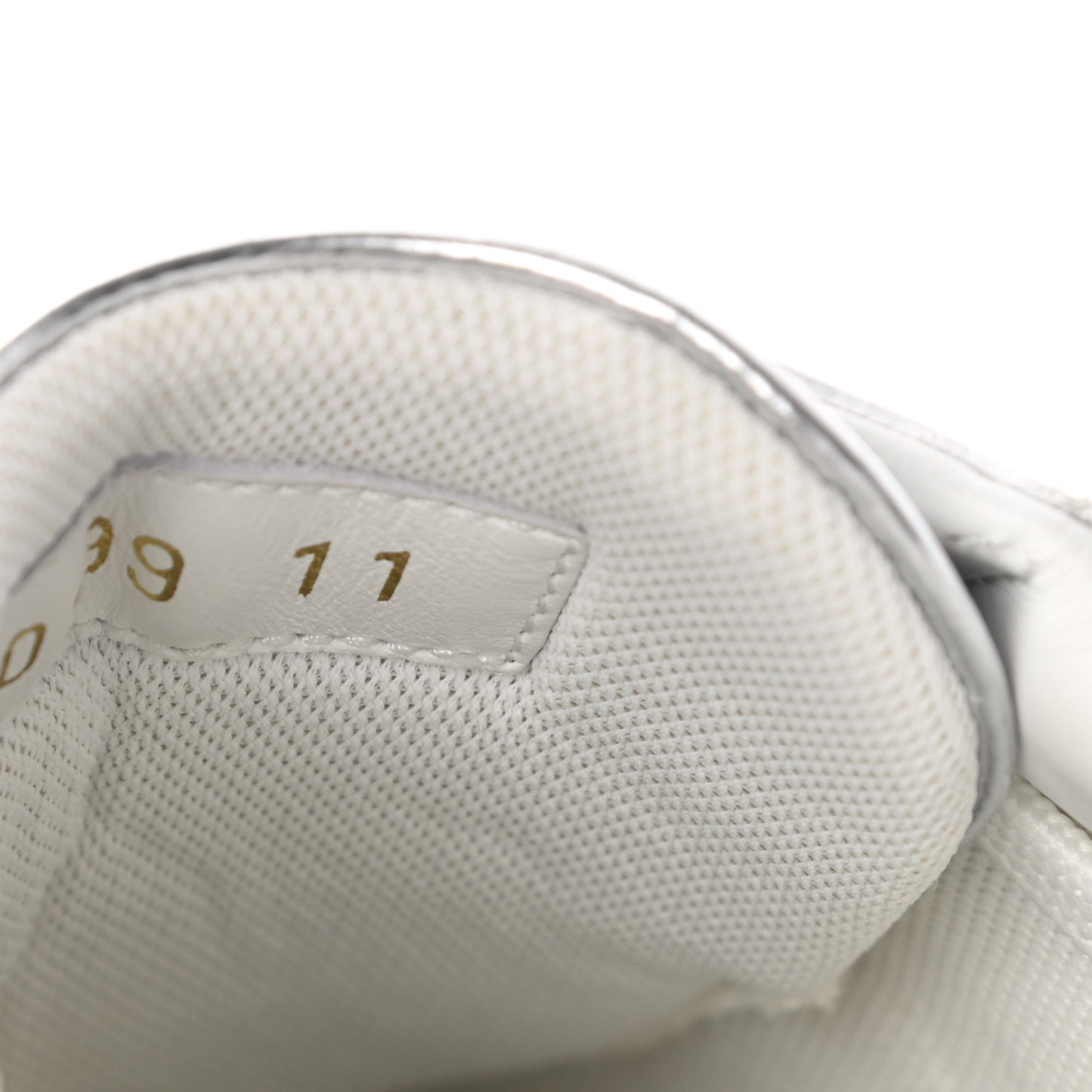 Calfskin Mens Luxembourg Sneakers 11 White