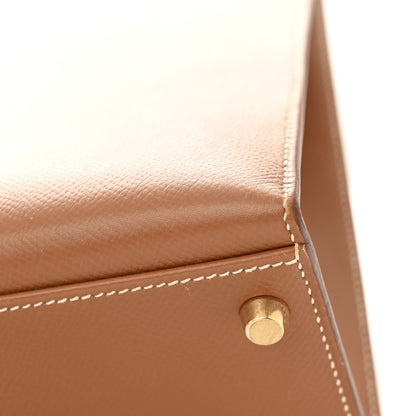 Hermes Courchevel Kelly Sellier 32 Gold 15 of 16