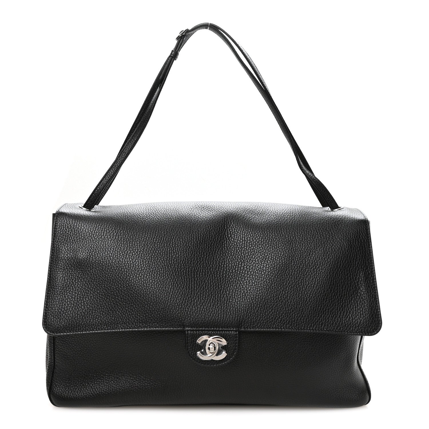 Chanel Grained Calfskin Souplissimo Maxi Flap Black 1 of 11