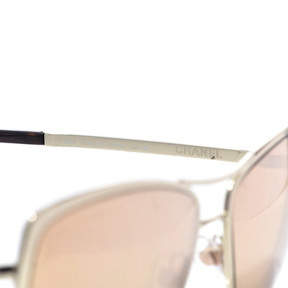 Chanel Metal Pilot Summer Sunglasses 4224 Rose Gold 5 of 8