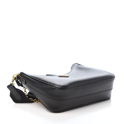 Prada Saffiano Lux Re-Edition 2005 Shoulder Bag Black 4 of 9