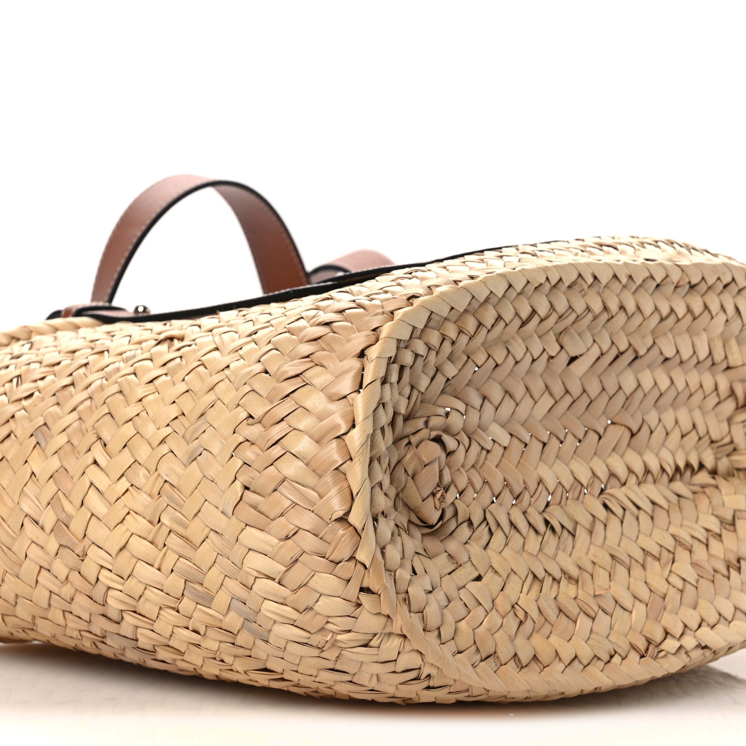 Loewe Raffia Medium Basket Tote Bag Natural Tan 8 of 10