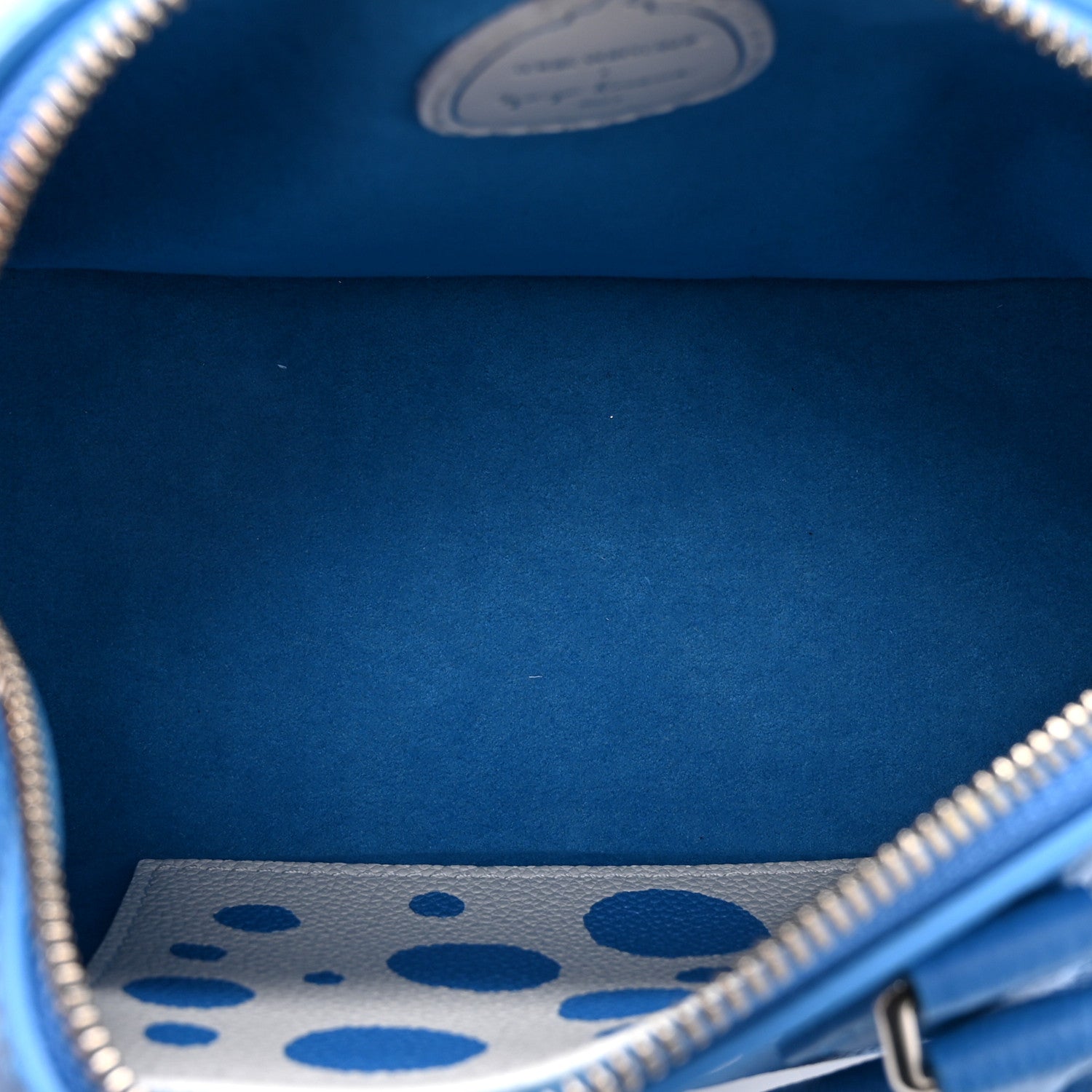 Louis Vuitton LV X YK Empreinte Speedy Bandouliere 20 Blue White 5 of 9