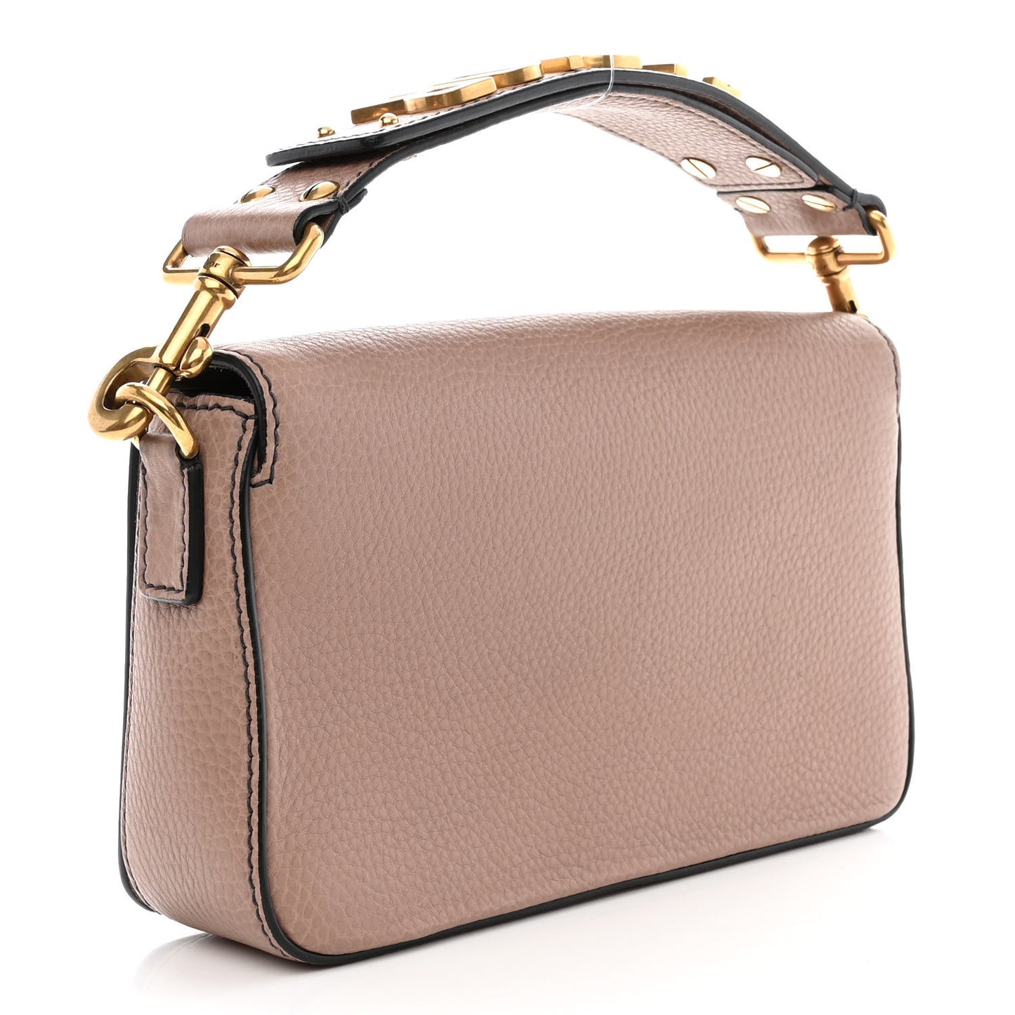 Grained Calfskin J'Adior Flap Bag Old Rose