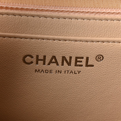 Chanel Caviar Quilted Jumbo Single Flap Beige Clair 6 of 10