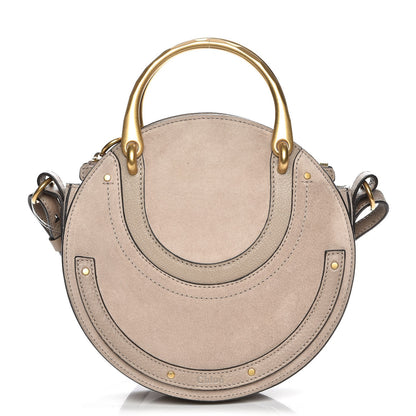 Chloe Calfskin Suede Small Pixie Bag Motty Grey 1 of 7