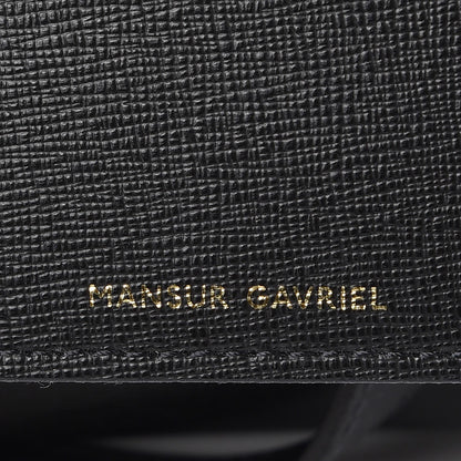Mansur Gavriel Saffiano Bucket Bag Black Flamma 7 of 13