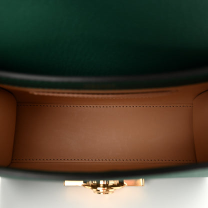 Moynat Taurillon Blush Rejane BB Emerald 5 of 9