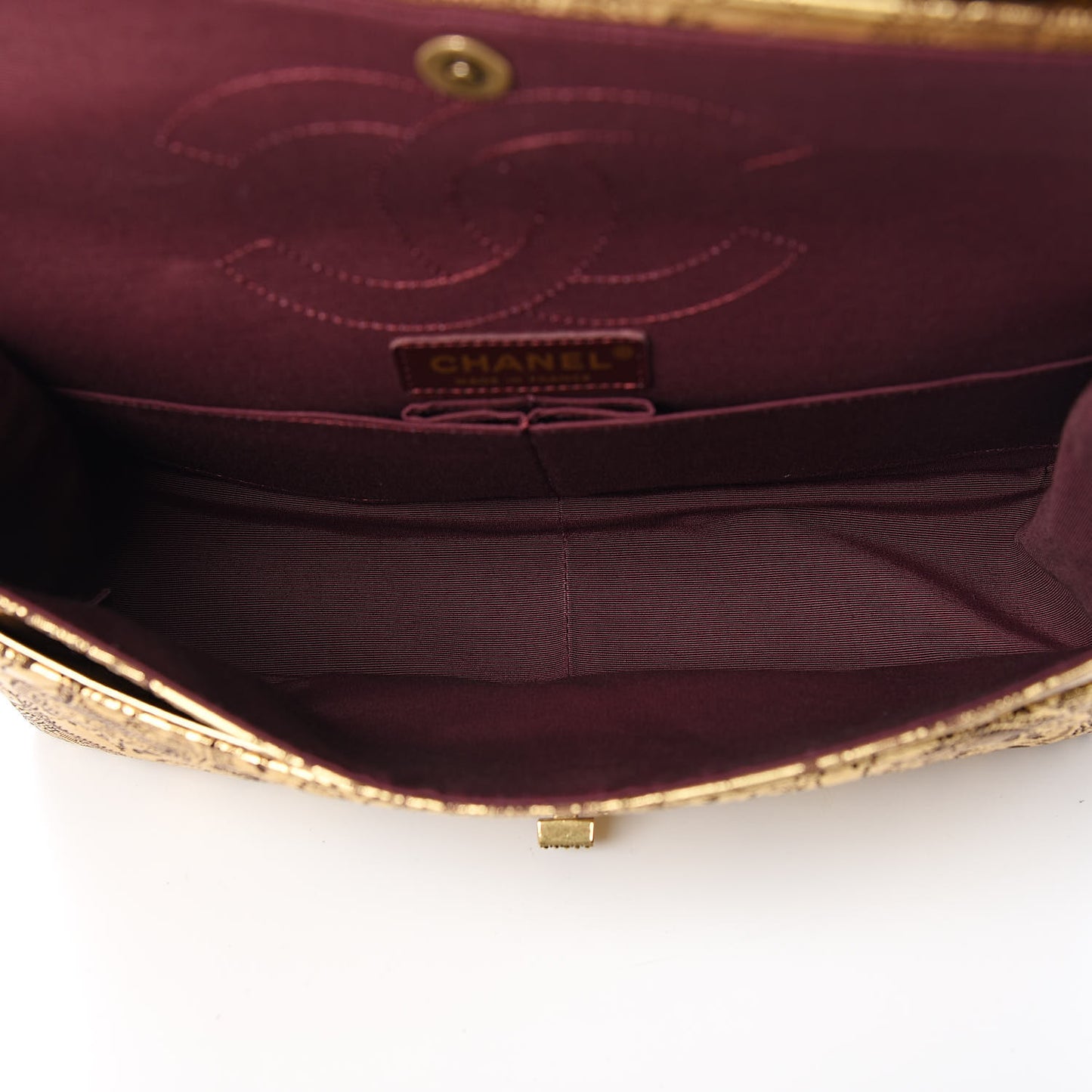 Buffalo Hand Painted Lace 2.55 Reissue 226 Flap Gold