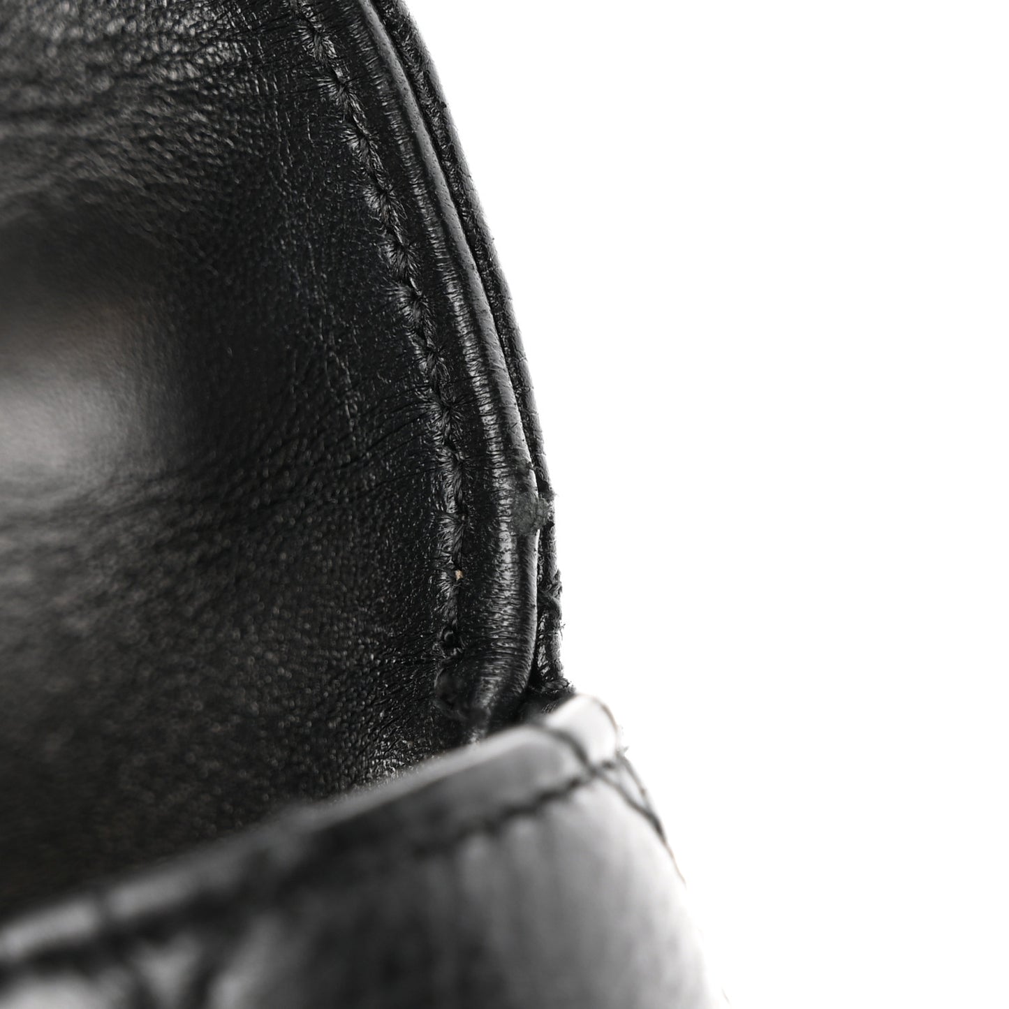 Calfskin Cannage Medium Caro Bag Black