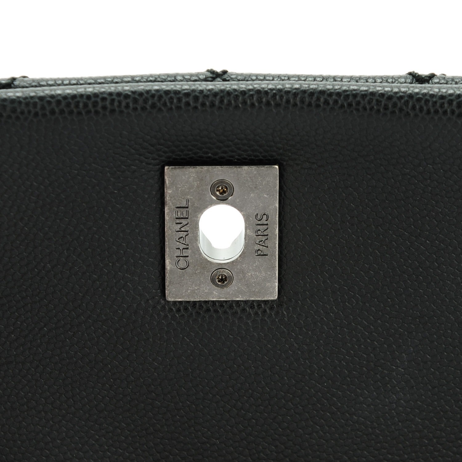 Chanel Caviar Quilted Small Coco Handle Flap Black 6 of 8
