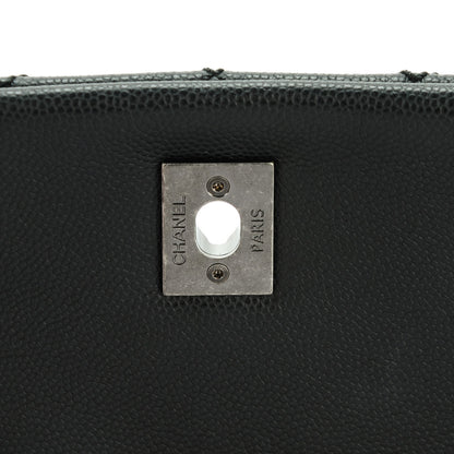 Chanel Caviar Quilted Small Coco Handle Flap Black 6 of 8