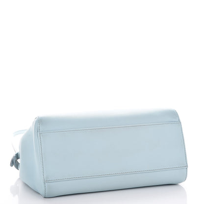 Fendi Nappa Mini Peekaboo Iconic Satchel Light Blue 4 of 12