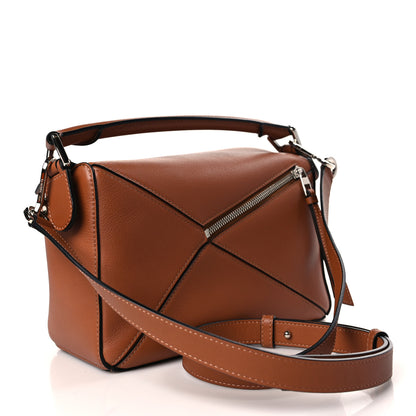 Loewe Calfskin Small Puzzle Bag Tan 3 of 8