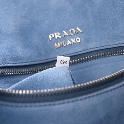 Prada Glace Calf Etiquette Tote Black Astrale 8 of 8