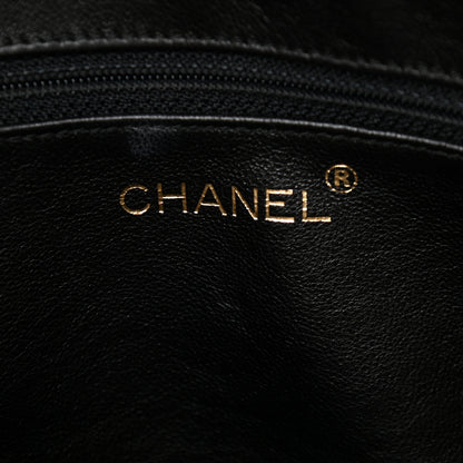 Chanel Jersey Chevron Quilted Camera Case Black 7 of 14