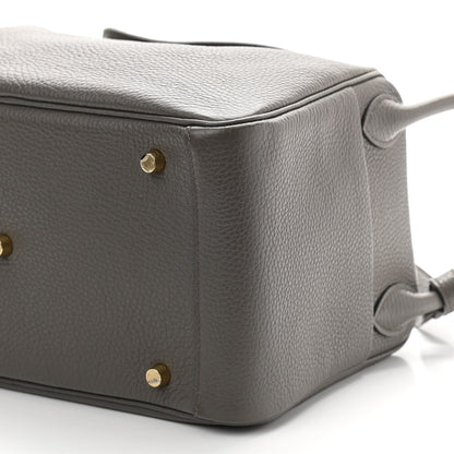 Hermes Taurillon Clemence Lindy 30 Etain 10 of 11