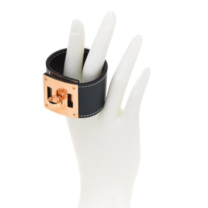 Hermes Evercolor Kelly Dog Bracelet T1 Black 3 of 6