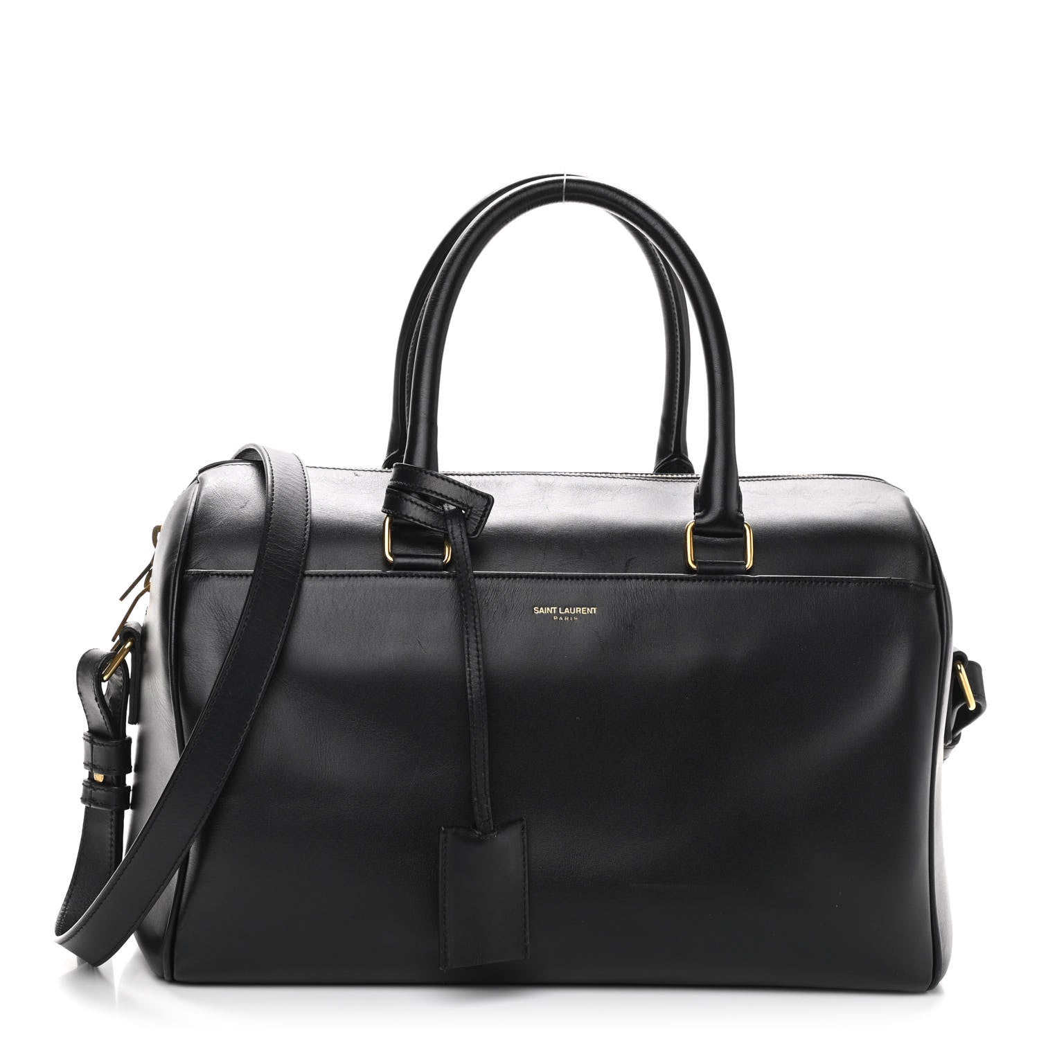 Saint Laurent Calfskin Classic Duffle 6 Black 1 of 8