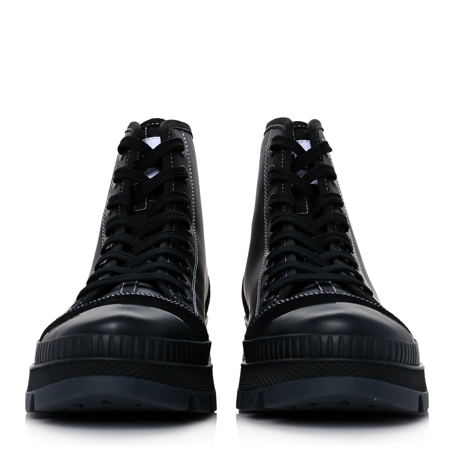Jimmy Choo Nappa Crosta Suede Nord Combat Boots 43 Black 2 of 8