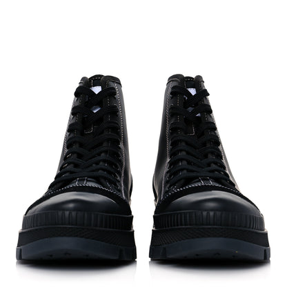 Jimmy Choo Nappa Crosta Suede Nord Combat Boots 43 Black 2 of 8