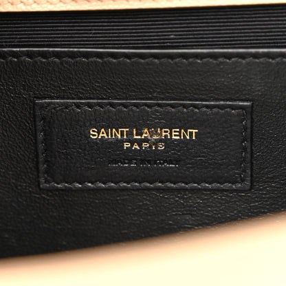 Saint Laurent Grain De Poudre Medium Monogram Kate Satchel Nude Powder 6 of 12