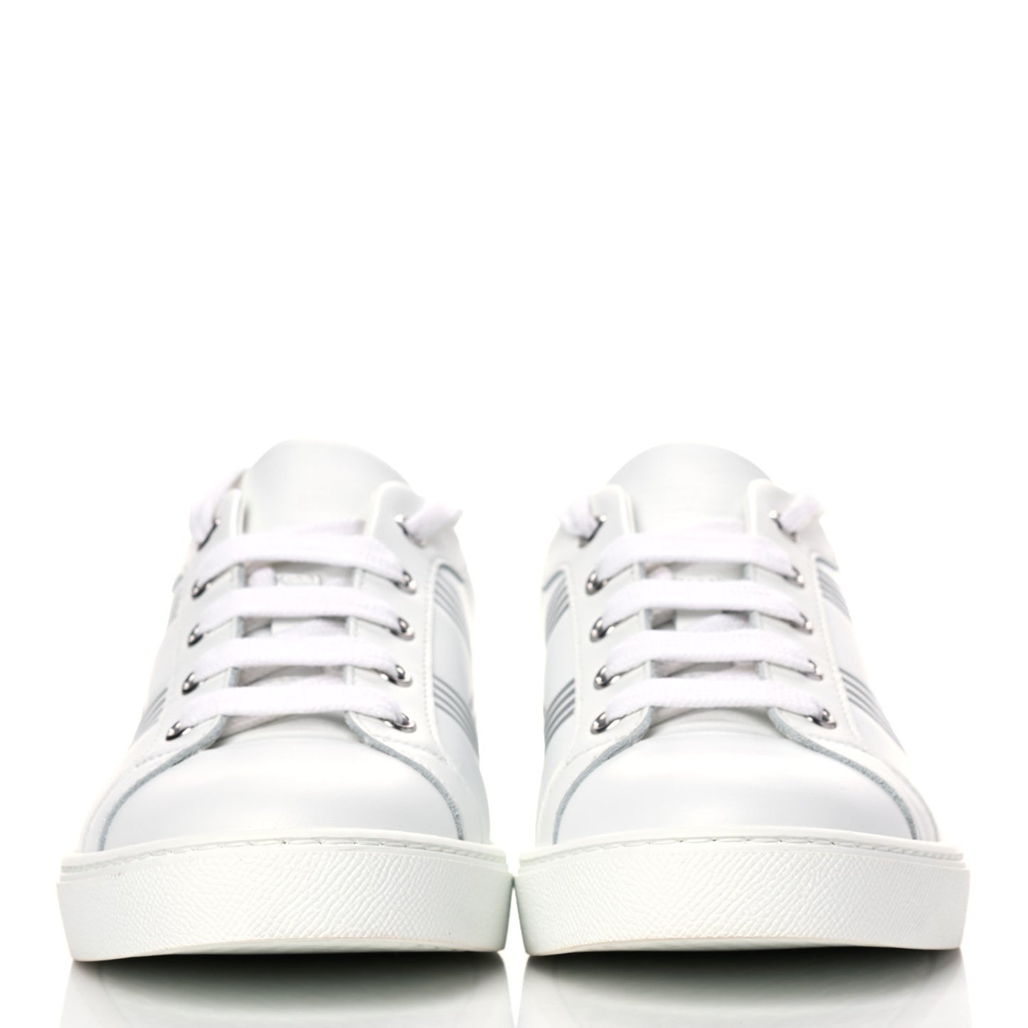 Nappa Womens Avantage Sneakers 37.5 White Argent