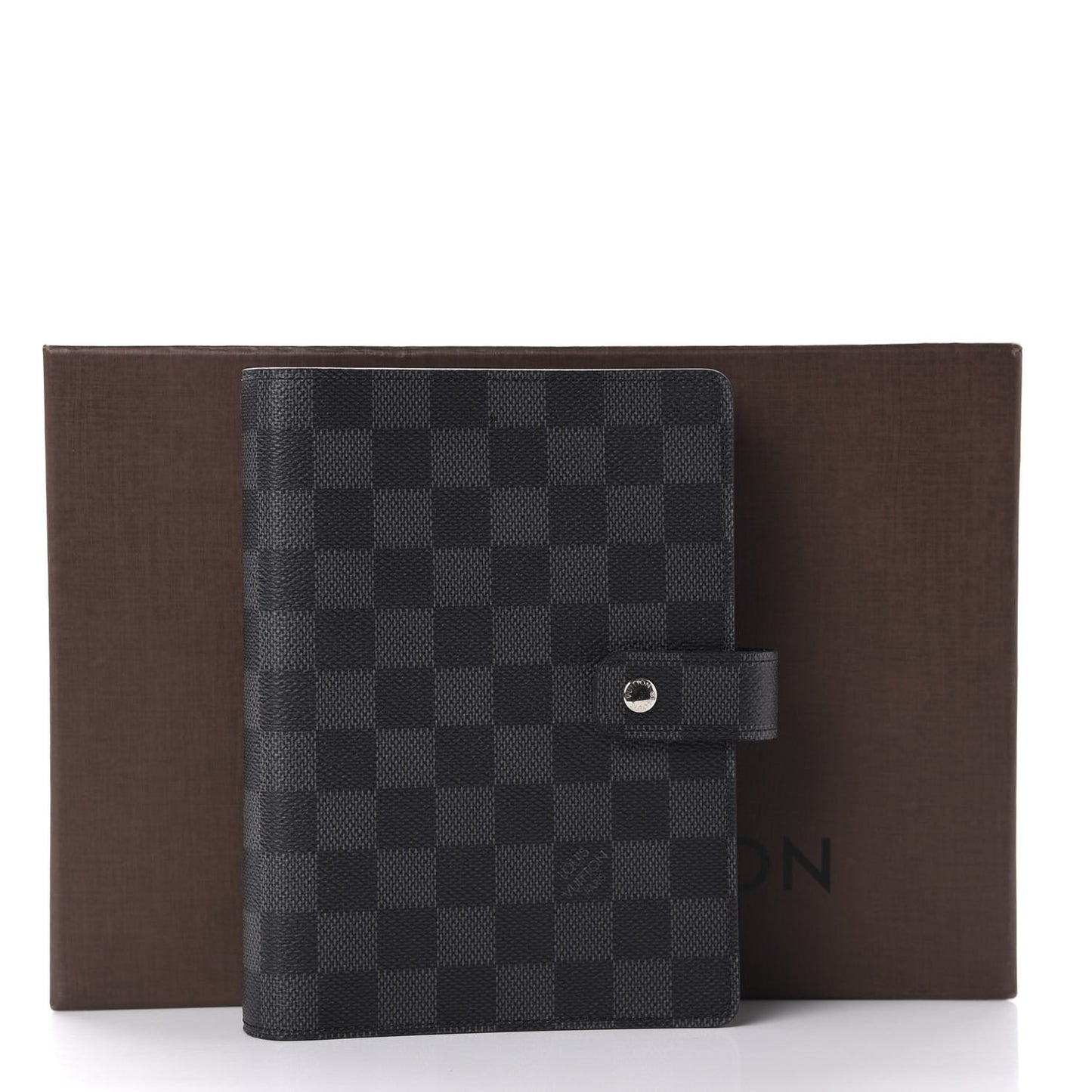 Damier Graphite Medium Ring Agenda Cover