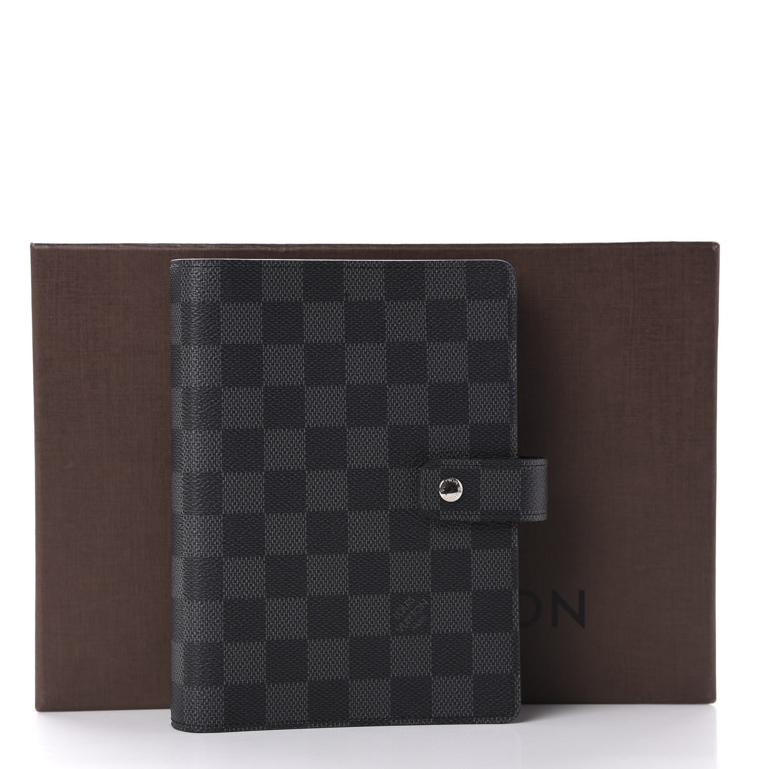 Louis Vuitton Damier Graphite Medium Ring Agenda Cover 8 of 8