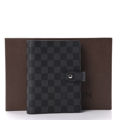 Louis Vuitton Damier Graphite Medium Ring Agenda Cover 8 of 8