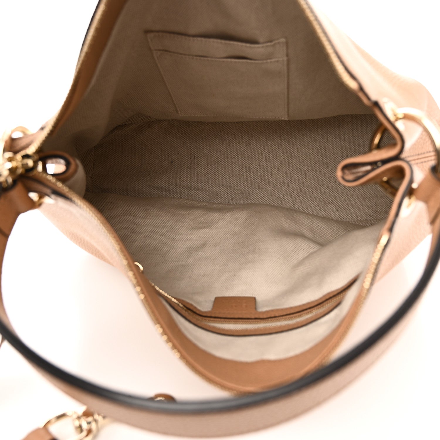 Gucci Pebbled Calfskin Large Soho Hobo Camelia 5 of 10