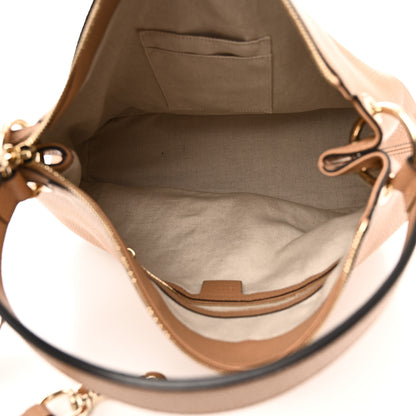 Gucci Pebbled Calfskin Large Soho Hobo Camelia 5 of 10