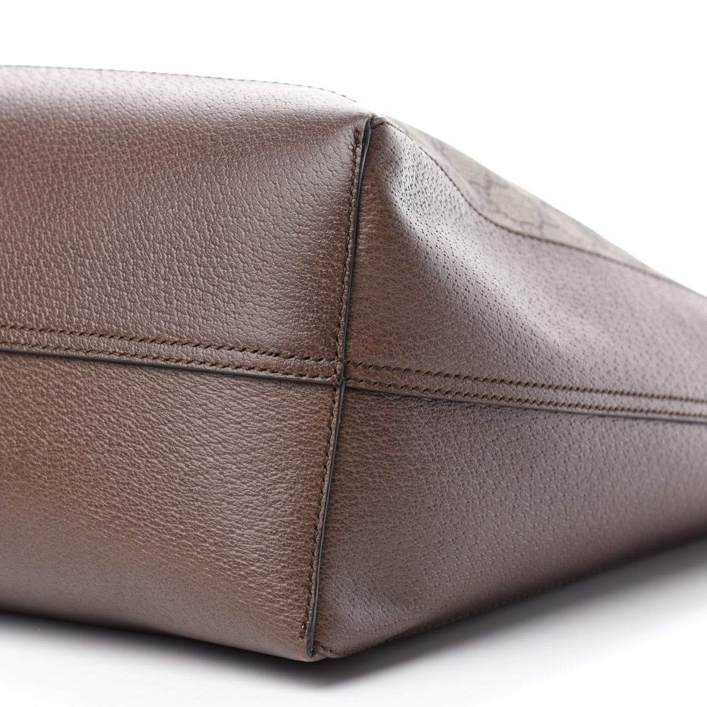 GG Supreme Monogram Web Ophidia Tote Brown