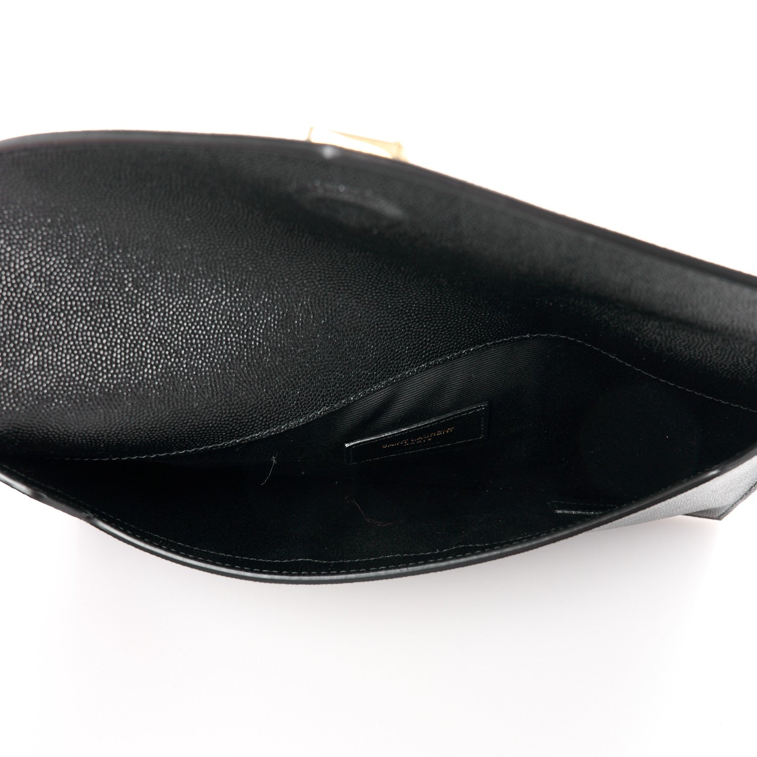 Saint Laurent SAINT LAURENT Grain De Poudre Uptown Pouch Black 5 of 9