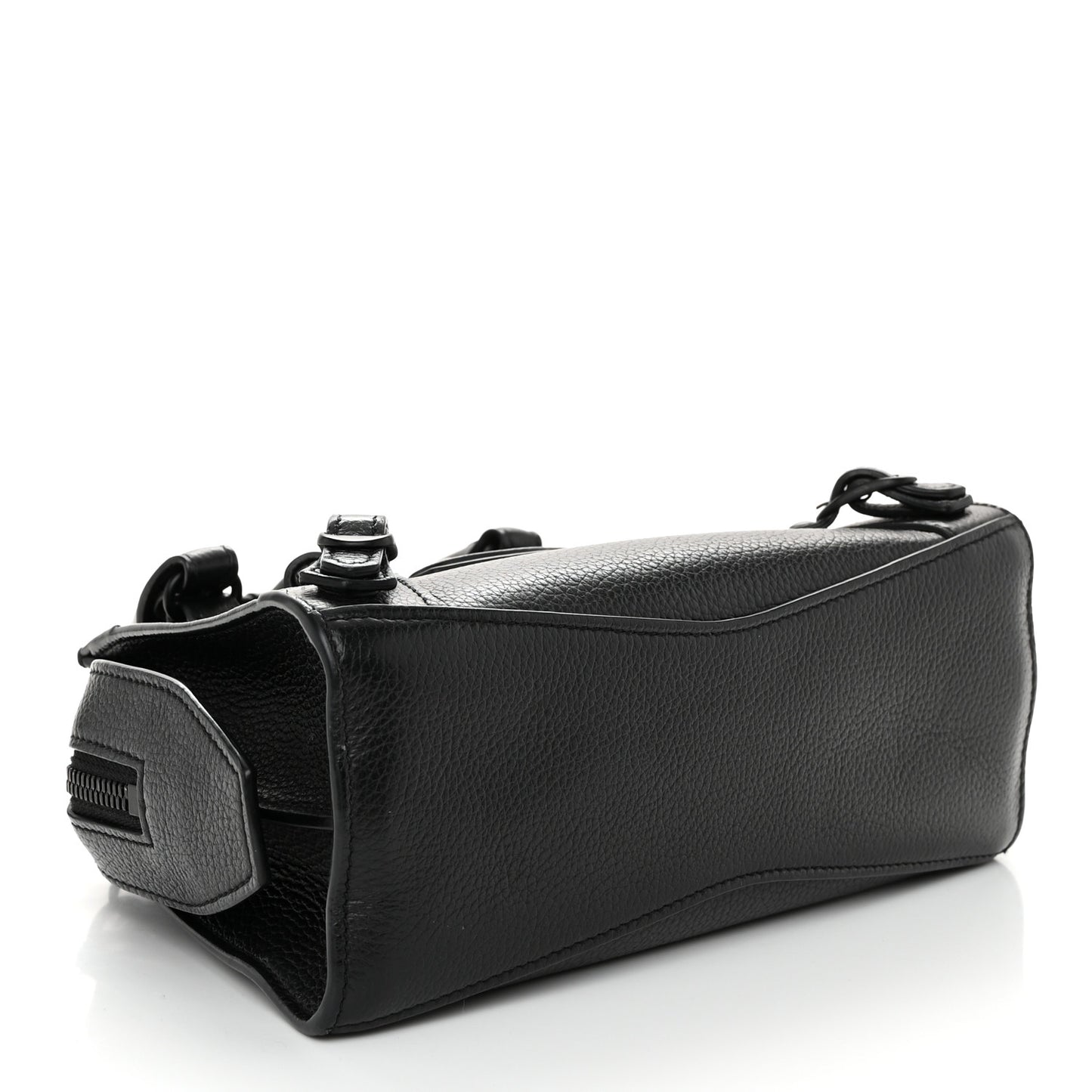 Grained Calfskin Neo Classic Black Hardware Mini City Black