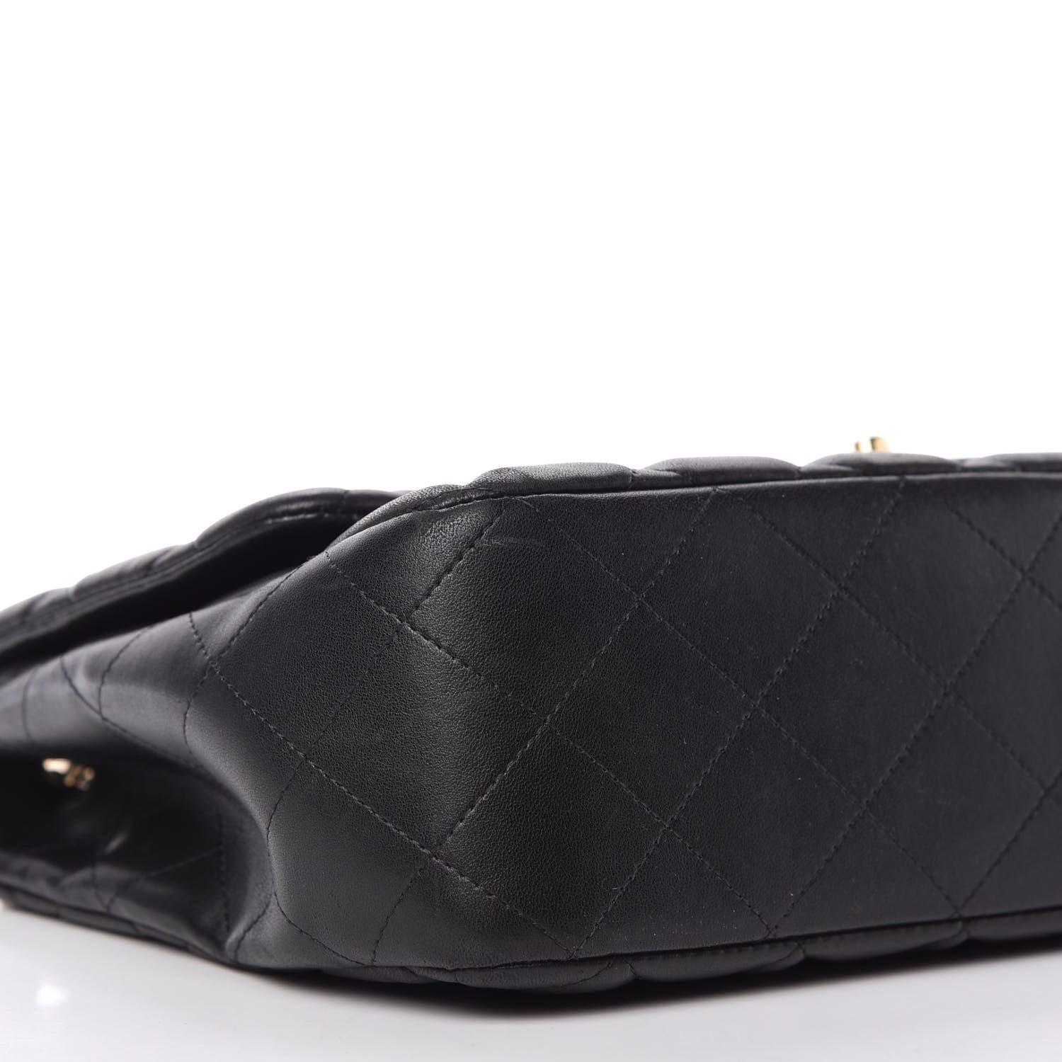 Chanel Lambskin Quilted Jumbo Single Flap Black 6 of 10