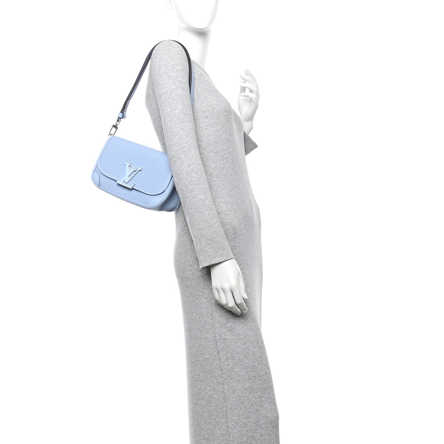Louis Vuitton Epi Buci Crossbody Bleu Nuage 2 of 9
