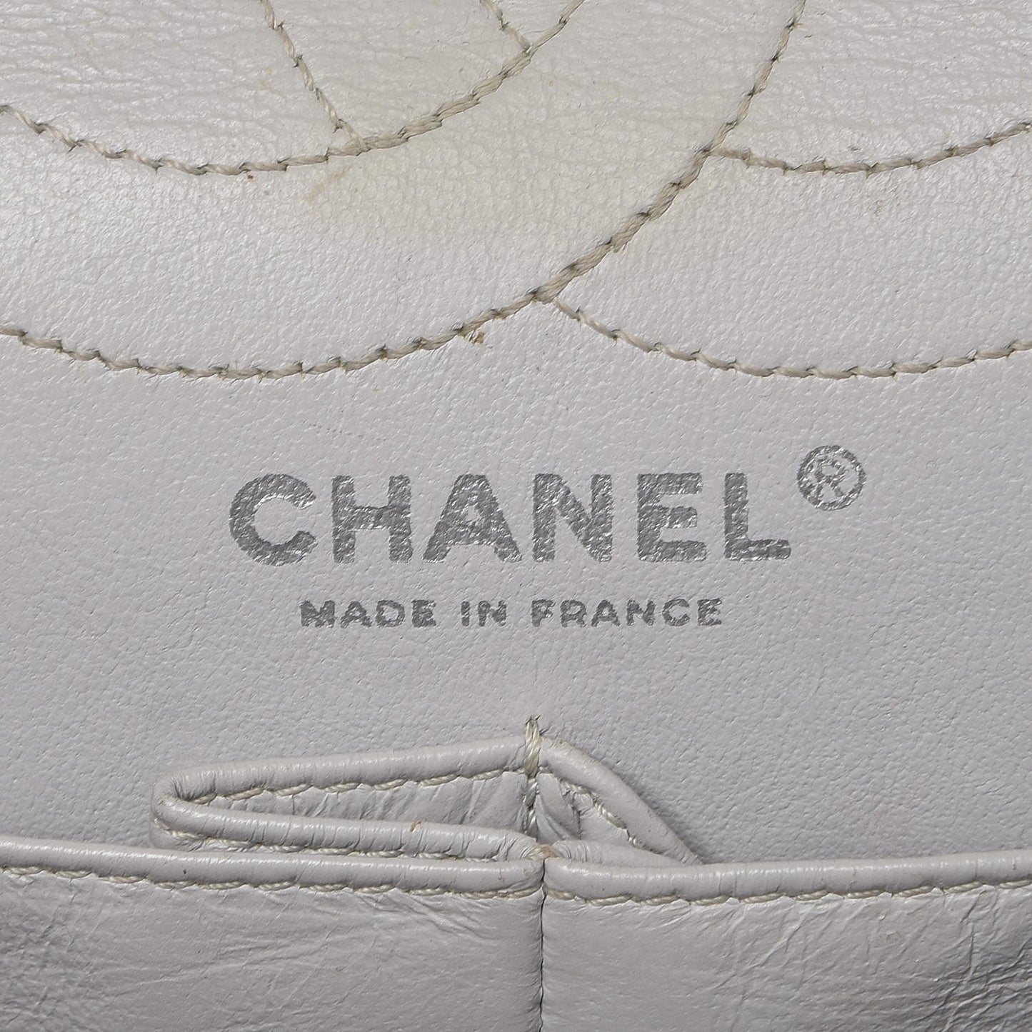 Aged Calfskin 2.55 Reissue 226 Flap White