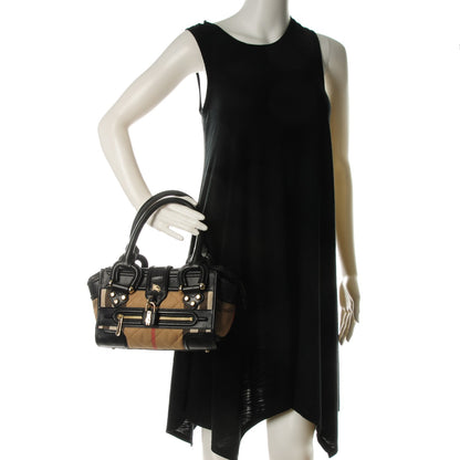 Burberry House Check Quilted Mini Manor Black 2 of 8