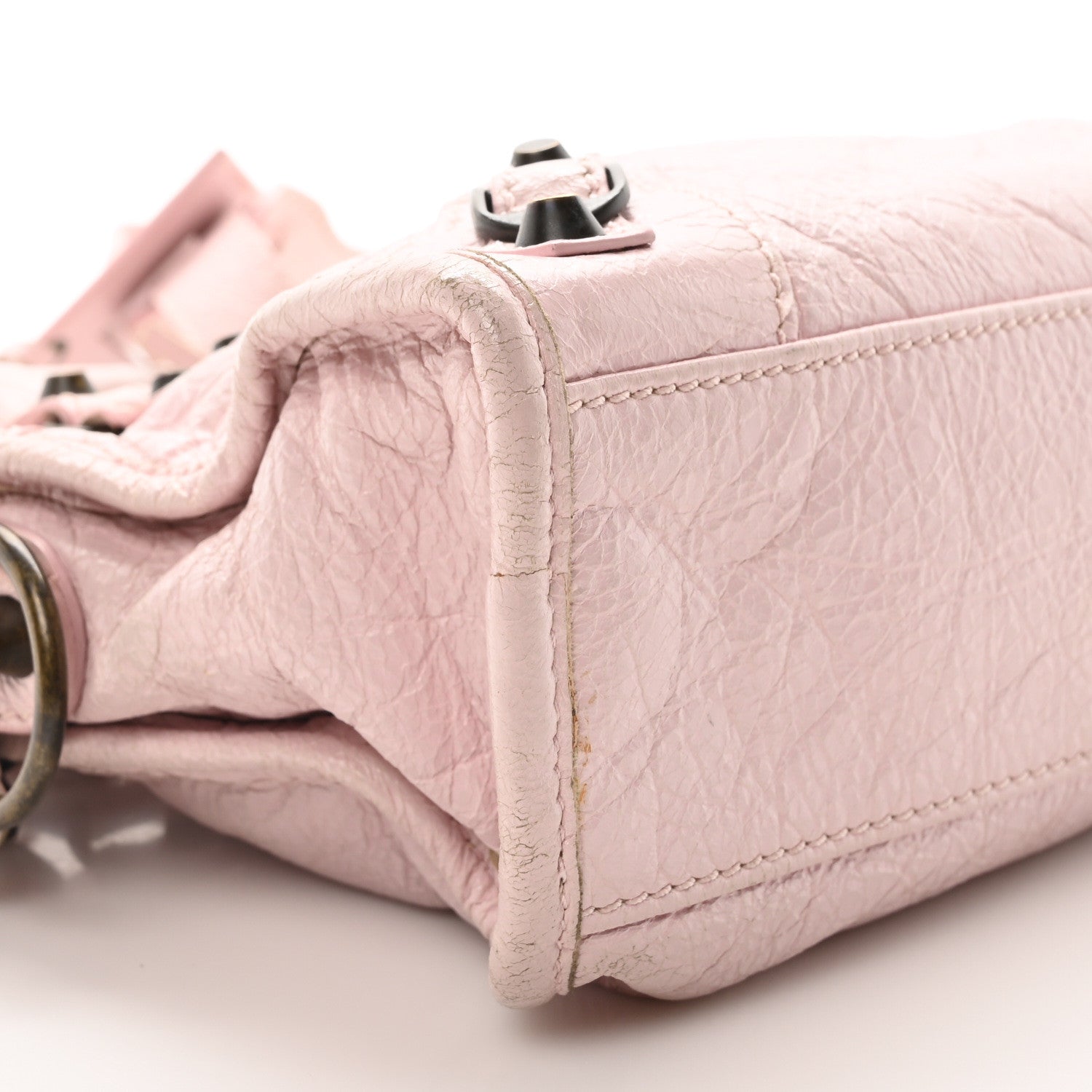 Balenciaga Agneau Classic Hardware Mini City Rose Petunia 10 of 11